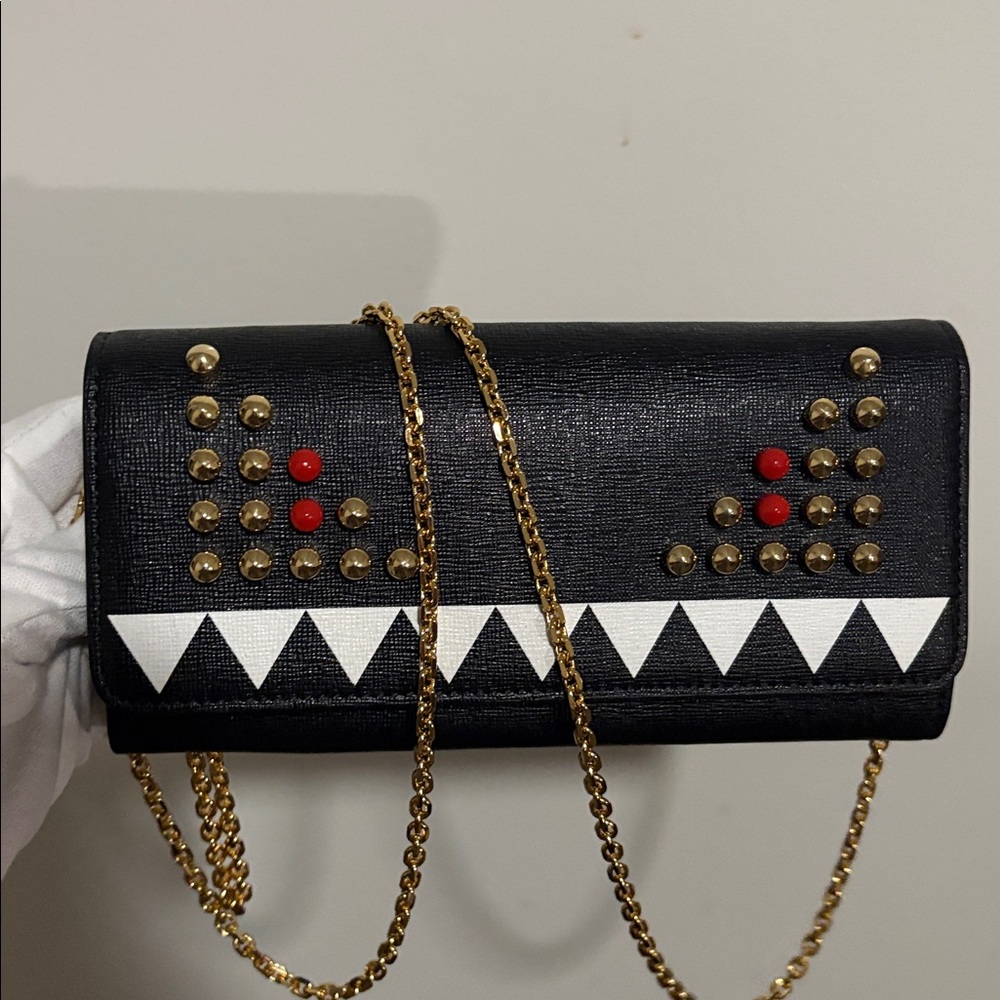 Fendi Monster Continental Wallet (WOC), NWOT from the "Monster" collection.